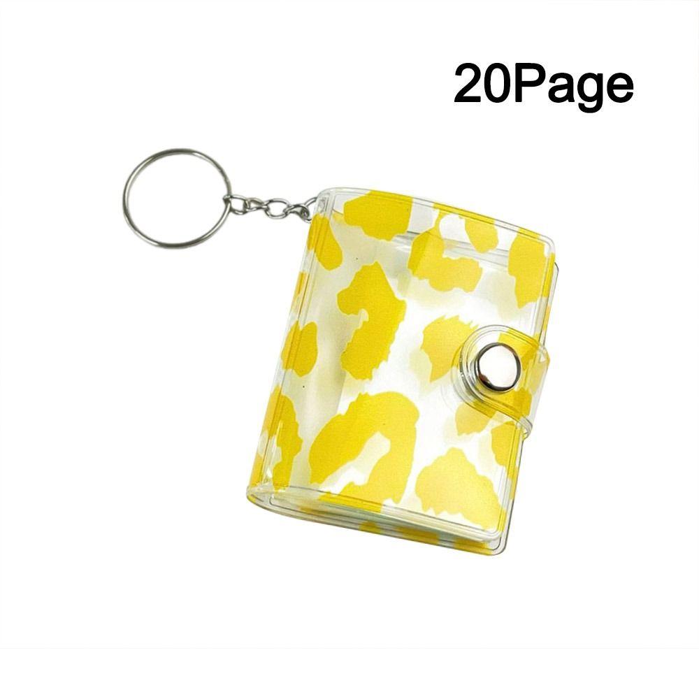 2 Inch Mini Photo Album Snap Button Design Name Card Book Mini Photo Card Holder