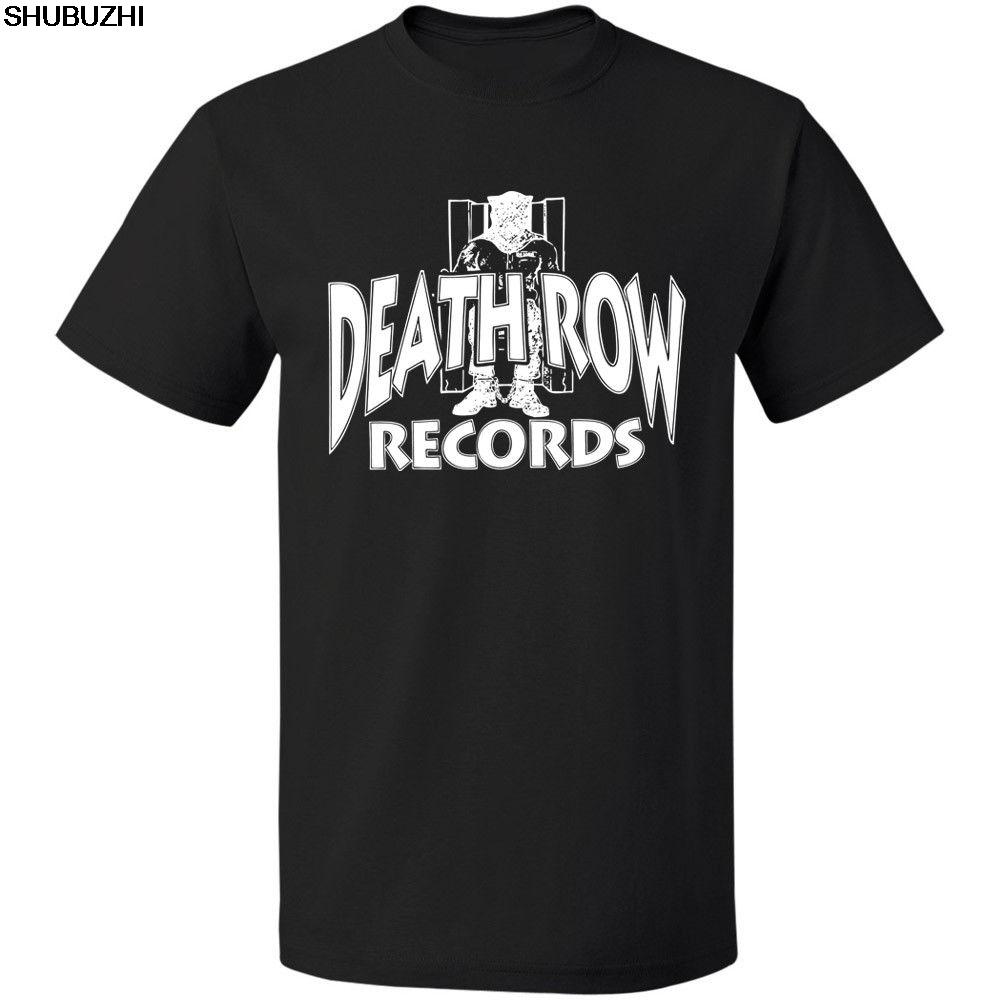Мужская футболка с логотипом Death Row Records, летняя футболка для мужчин, брендовая одежда, повседневная футболка sbz4557