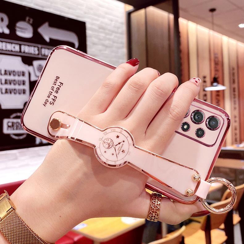 Роскошный чехол-держатель с покрытием для телефона Samsung A04 M13 A72 A52 A32 4g 5g A12 A13 A42 A51 A71 A31 M31 M51 A21s A03s, силиконовый защитный чехол