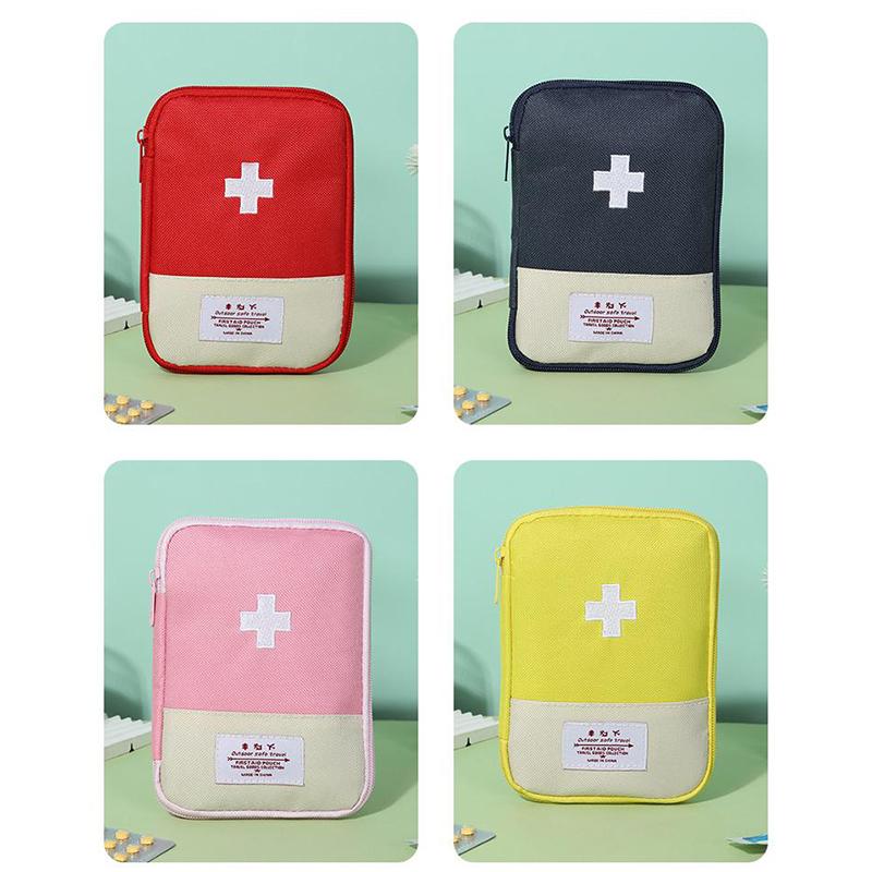 1 шт. Мини портативная сумка для лекарств, дорожная аптечка первой помощи, сумка для хранения лекарств, набор для выживания, аптечка для экстренной помощи на открытом воздухе, кемпинг