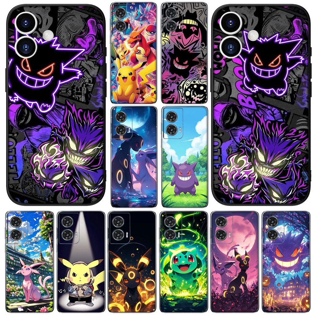 P-Pokemons GO Gengar P-Pikachus Casing Phone Cover for Xiaomi Poco C71 C65 C85 X7 X6 X5 M6 M7 F6 F7 F8 Ultra Pro C75 Case
