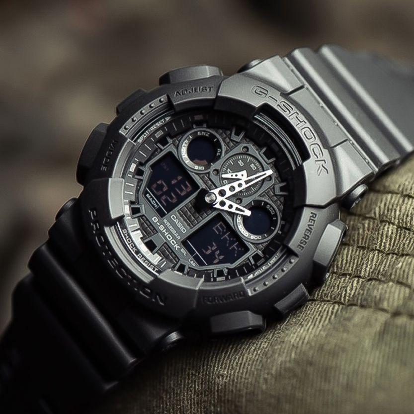 Casio G-Shock GA-100-1A1 GA100-1A1 Ударопрочные мужские часы 200M