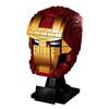 Marvel Superhero Iron Man Mask Helmet Model Assembly Small Particle Building Block Toy