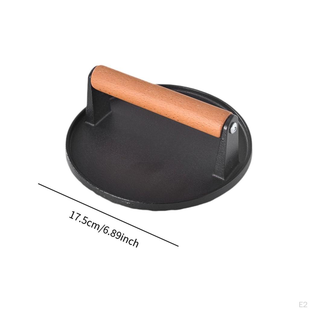 Бургер Пресс Барбекю Чугунный Антипригарный Сверхпрочный Гамбургер Стейк Для Дома