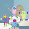 Children Fidget Spinner Chain Mechanical Deformation Robot Pop Squeeze Relieve Stress Relief Toy Antistresse Spinning Top Tip