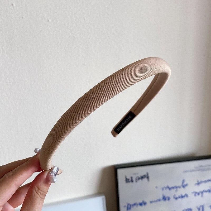 Новые корейские женские широкие ленты для волос, головной убор, винтажный простой обруч для волос с принтом, резинки для волос, аксессуары для волос для девочек, головные уборы