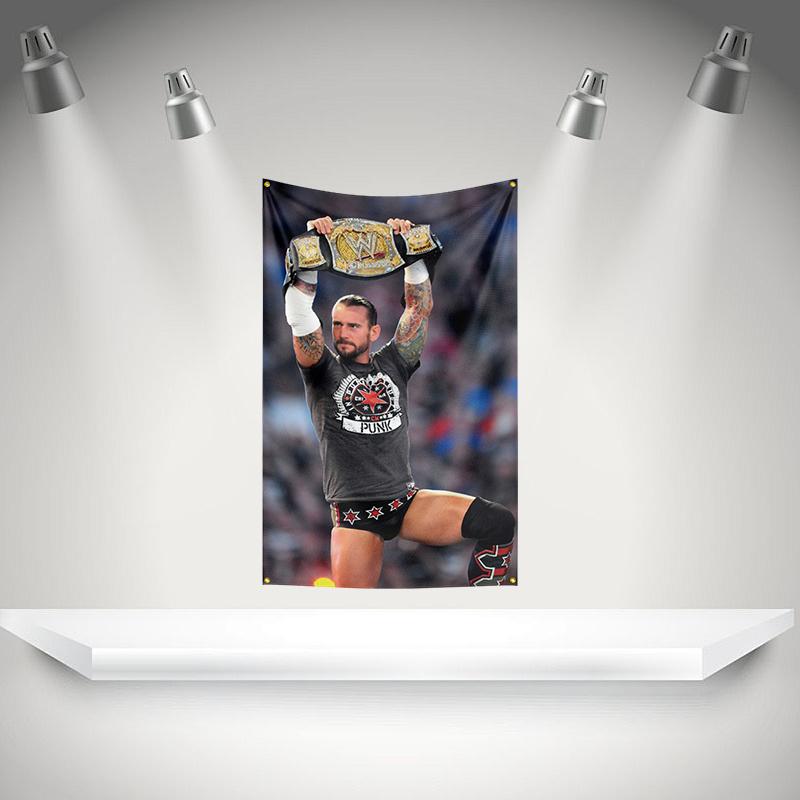 Ccm Punks Flag Boxer Banner 3x5ft With Brass Grommets Hd Printing Tapestry Exhibition Boxer Sports Fans Garage Decor