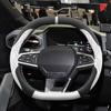 Для Dacia Duster P1310 Гибрид Замшевая Накладка на Руль Автомобиля Декоративная Обертка на Ручку Оплетка на Руль Аксессуары для Интерьера