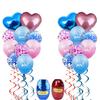 22 -Piece Set Of Gender Reveal Boy Or Girl First Birthday Party Balloon Decoration Photo Props 