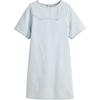 Levis Свободное Простое Удобное Платье из Денима с Коротким Рукавом и Круглым Вырезом Женские платья 001WD-0000