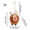 2024 New Christmas Deer Hair Ball Pendant, New Elk Felt Pendant, Holiday Christmas Tree Decoration
