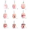 Stylish Pig Keychain with Sunglasses Soft Stuffed Toy Backpack Pendant Kids Gift Fashionable Accessory for Women Girl