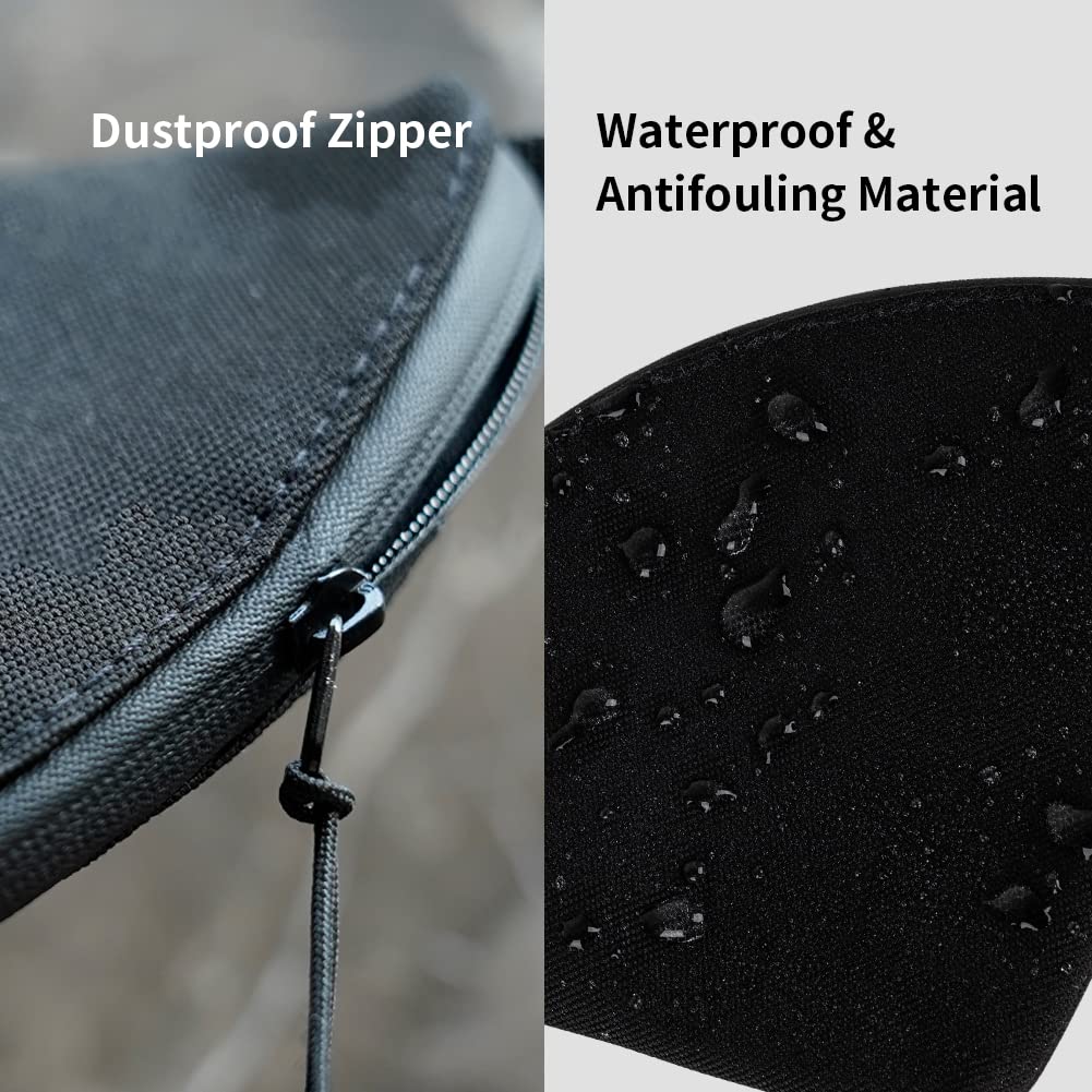 Watchget Coffee Filter Holder, Reusable Coffee Paper Filter Storage Bag for Cone-Shaped Filter Paper, V60 Waterproof Canvas, Perfect for Outdoor