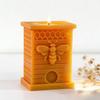 3D форма соты для ароматической свечи DIY Рельефная пчела Улей Силиконовая форма Ручная работа Гипс Эпоксидная смола Форма для декора