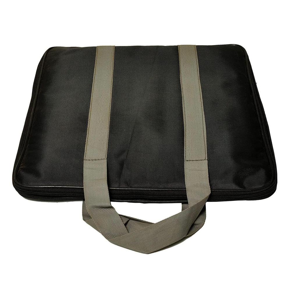 Non-Magnetic Flat Wooden Chess Board Set with 32 Chessmen for Kids and Adults Storage Bag Available 14 X 14 Inches