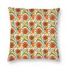 Butterflies And Poppies Square Pillowcase Polyester Linen Velvet Pattern Zip Decorative Throw Pillow Case Car Cushion Cover