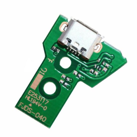 Плата порта зарядки Легкая Точная 12-контактный шлейф Разъем порта USB для зарядки Плата для Sony для PS4 JDS-030/JDS-040/JDS-055