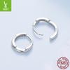 S925 Sterling Silver Staggered Ear Buckle Delicate Zircon Versatile Premium Earrings Earrings