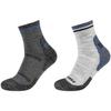 2PPK Men Trail Wool Quarter Socks, мужские серые носки