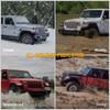 4 шт. коврики для пола Jeep Wrangler Gladiator JT 2020 -2024+ 4 дверных коврика багажника всепогодный противоскользящий комплект ковриков для пола
