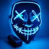 Masque LED Light up de Purge pour Halloween - Bleu