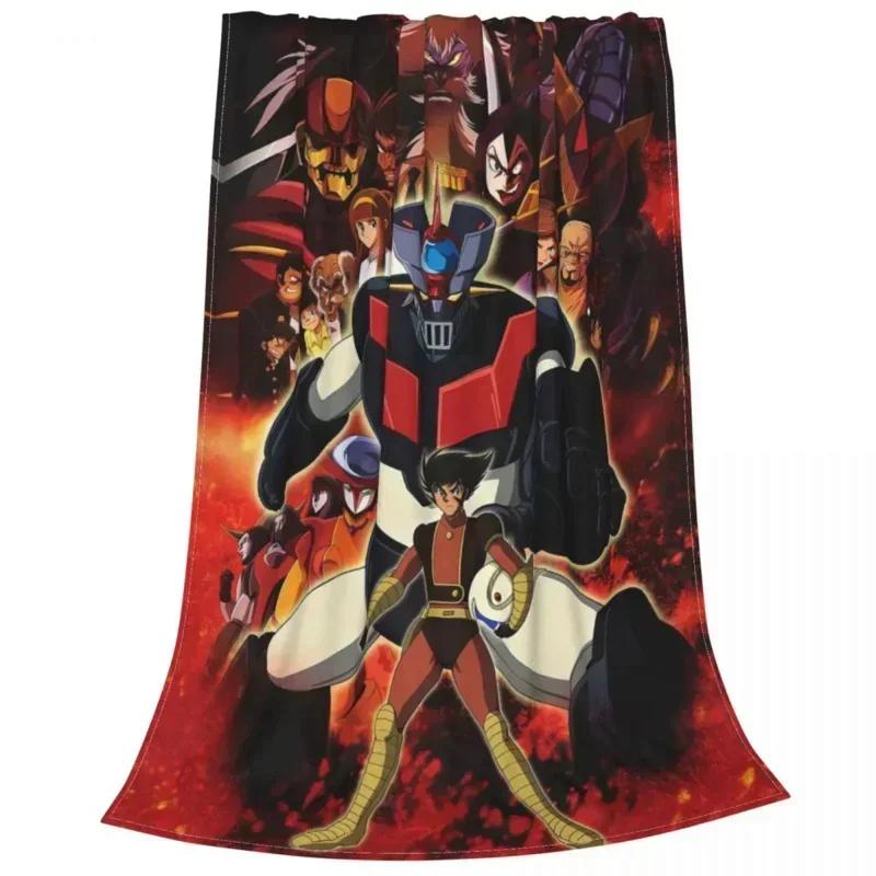 Фланелевое одеяло Весна Осень Great Mazinger Z Теплые пледы Для зимнего постельного белья