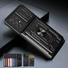 Armor Camera Protect Card Slot Ring Case For iPhone 14 13 12 11 Samsung Galaxy A53 A23 S22 S21 Redmi 10C OPPO Realme A54 A94 Vivo V23E Moto G200 Cover
