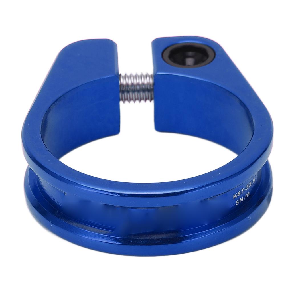 Велосипедный подседельный хомут 31,8 мм Алюминиевый сплав Фрезеровка ЧПУ Эргономичный полый дизайн Велосипедный подседельный штырь