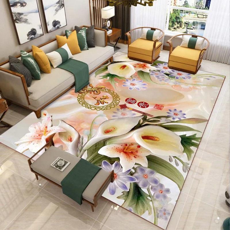 3D Коврик для гостиной Ковер Спальня Полная кровать Прикроватный коврик для ползания Журнальный столик Коврик для входной двери