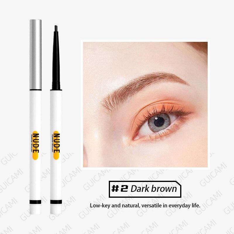 Color Eyeliner Waterproof Quick-drying Long-lasting Set Makeup Not Easy To Smudging Lying Silkworm Contouring Liquid Eyeliner Student Women's Makeup