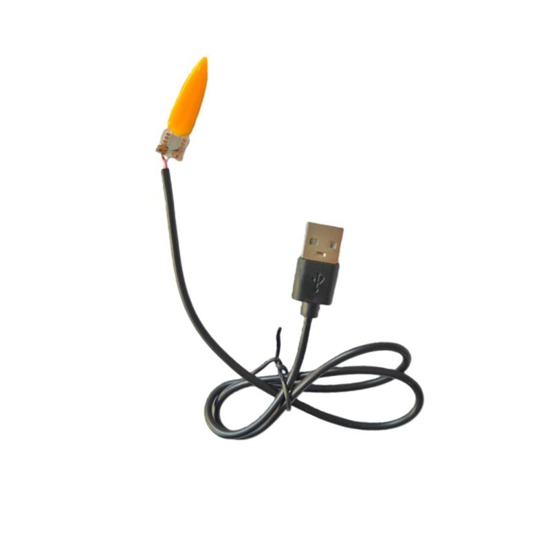 USB-интерфейс DC5V 1800K Светодиодная свеча-светильник Лампа с нитью накаливания Эдисона Настольная лампа для мероприятий Вечеринок