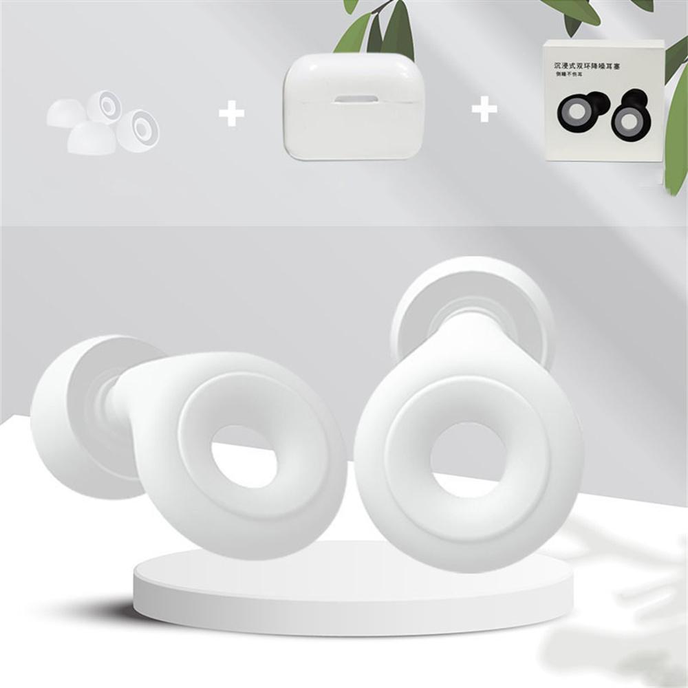 1 пара берушей для снижения шума во время сна, мягкие силиконовые наушники, защита от шума, многоразовые водонепроницаемые беруши для плавания и путешествий