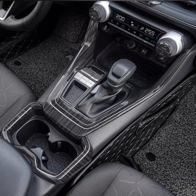 Для Toyota RAV4 RAV 4 XA50 АБС Черный Шлифованный Панель центральной консоли рычага переключения передач передняя крышка подстаканника
