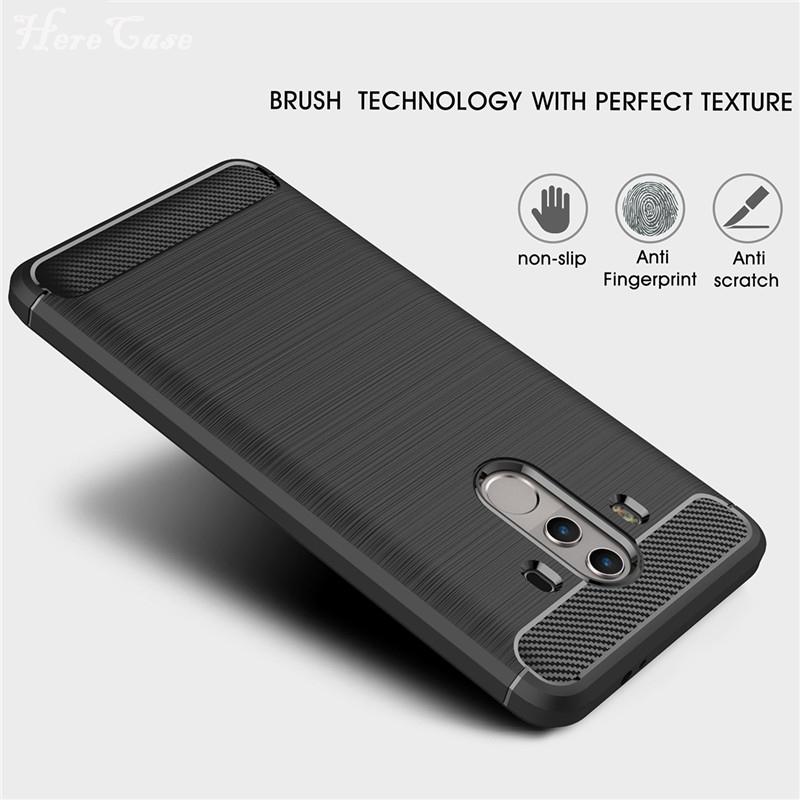For Huawei Mate10 Pro Case Mate 10 Pro Cover Shockproof Silicone Brushed Style Case For Huawei Mate 10 Pro Case 6.0 inch