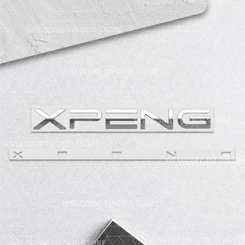 Auto 3D Metal For Xpeng P7 G3i G6 G9 N5 X2 X9 P5 F30 G3 H93 LOGO Emblem Car Trunk Badge Sticker Letters Nameplate Decals Styling