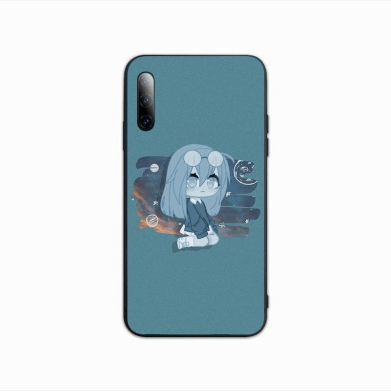 Cute Gacha Life Phone Case For Samsung A91 A81 A73 A72 A71 A30S A20 A12 A13 A52 A53 4G 5G Soft Black Phone Cover