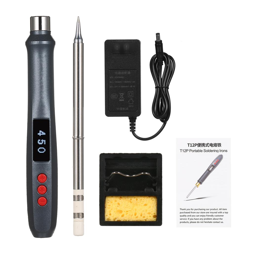 Паяльник T12P, 72 Вт, регулируемая цифровая паяльная станция, оборудование SH72, портативная домашняя электроника
