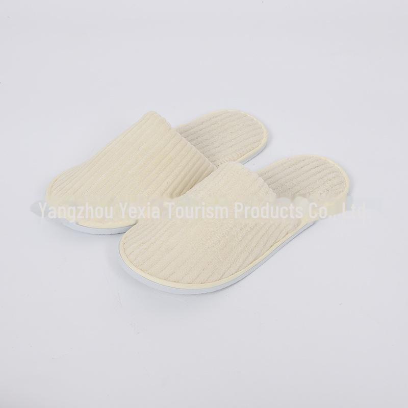 Одноразовые тапочки для гостиниц из кораллового флиса: Впитывает пот, не скользит, дышащий