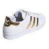 adidas Womens Superstar Metal Toe 'White Gold Metallic' (women's sizes) Cloud White / Gold Metallic / Cloud White Skate Shoes FV3330