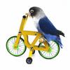 Parrot Intelligence Training Prop Durable Metal Bike Trick Toy for Birds Parakeet Cage Accessories