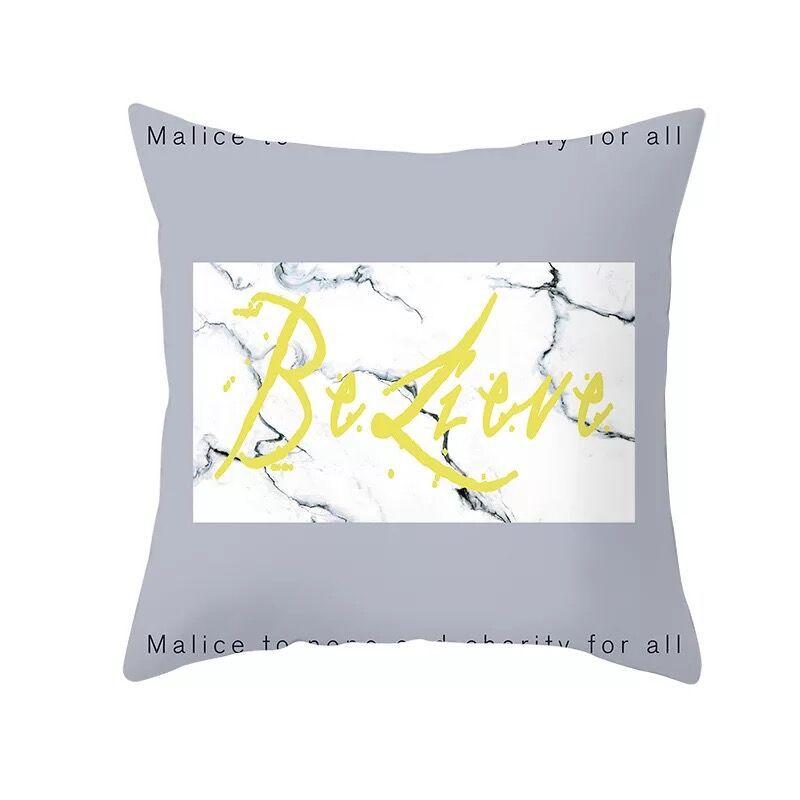 Скандинавская желтая геометрическая наволочка для дома, дивана, подушки