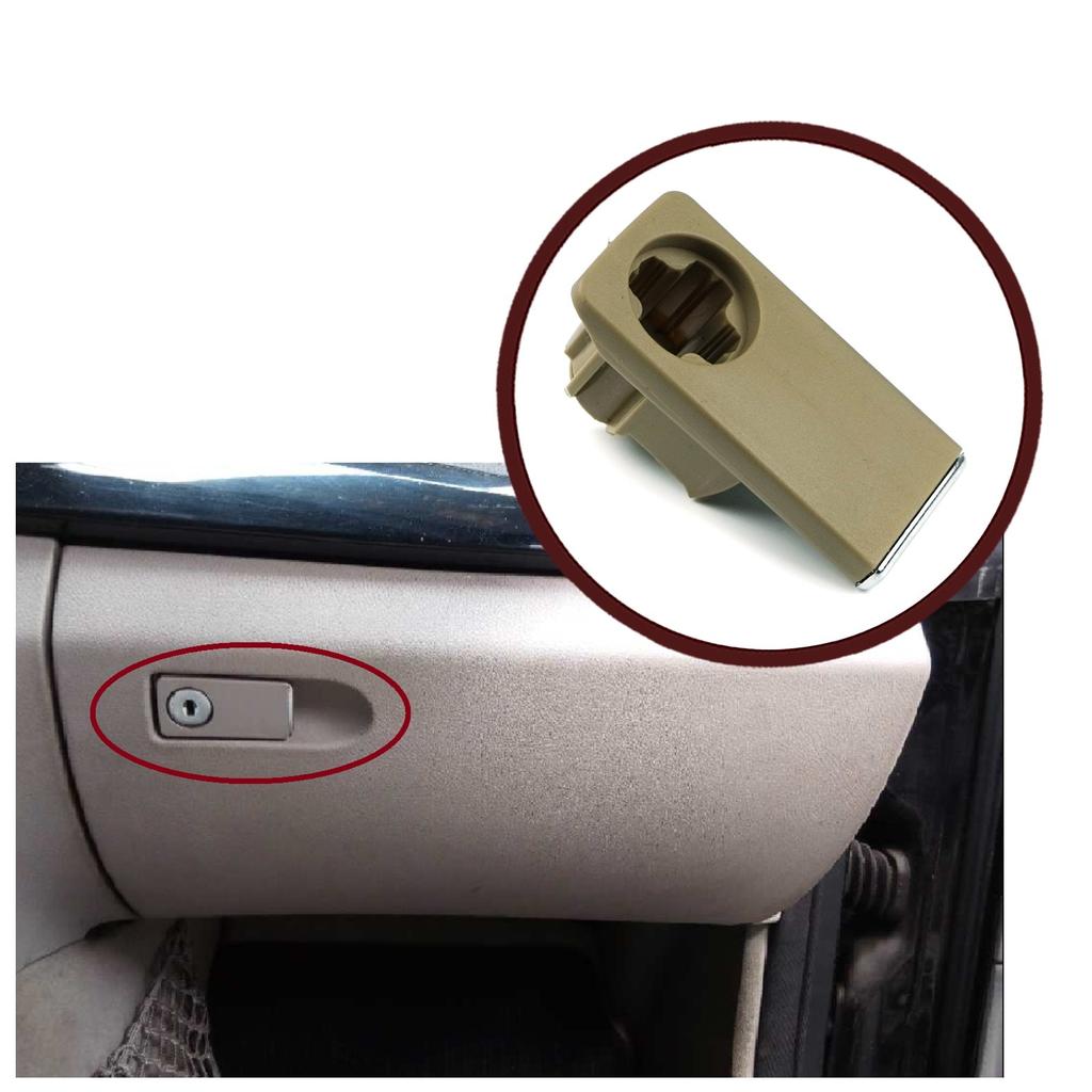 EDP1111 Car Glove Box Dashboard Storage Compartment Lid Latch Grip Lock Hole Beige Color 2046800998 for Mercedes C W204 E W212