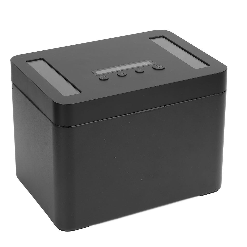 Ящик для хранения телефона с замком и таймером из алюминиевого сплава для изучения управления временем M черный