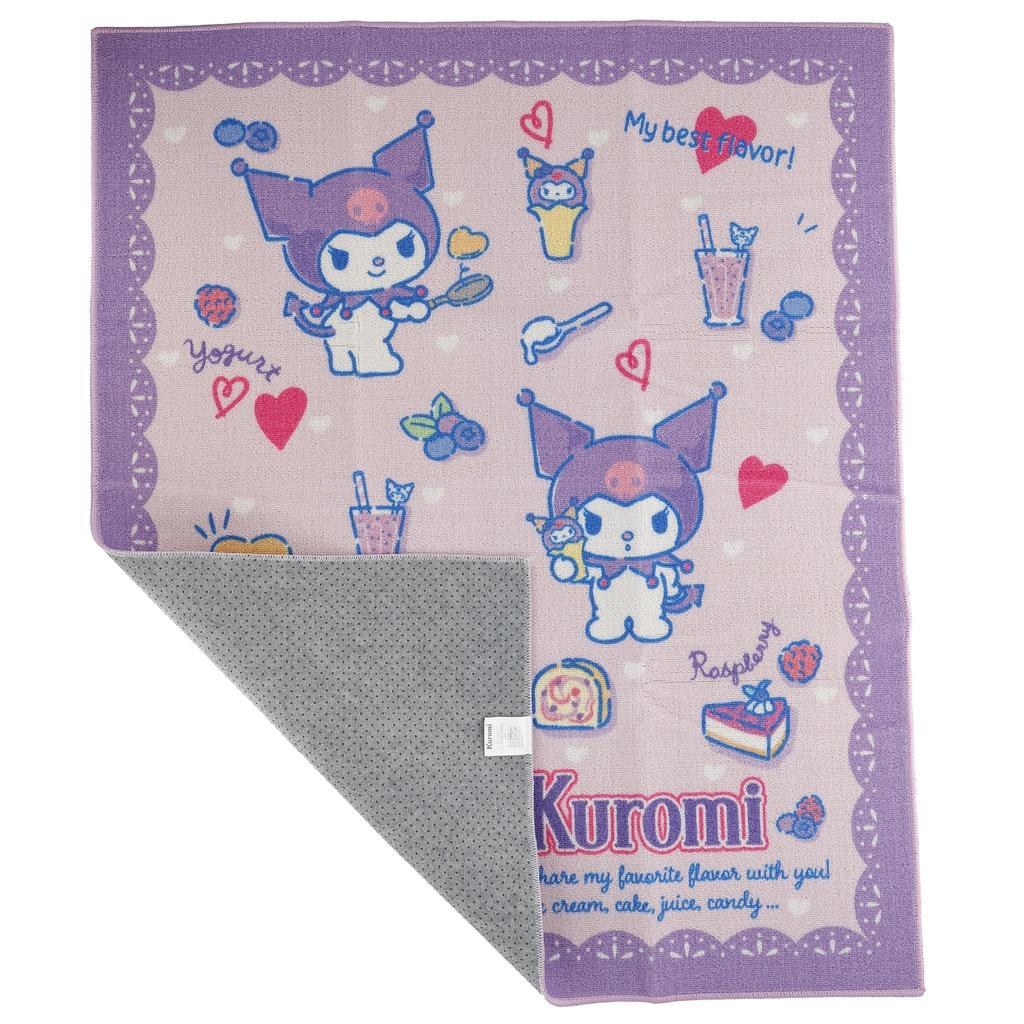 Marushin Коврик для стула Sanrio Kuromi Berry Time, артикул 0275120500, с нескользящей поверхностью, для стола