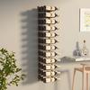 VidaXL Wall-Mounted Wine Rack for 36 Bottles Gold Iron