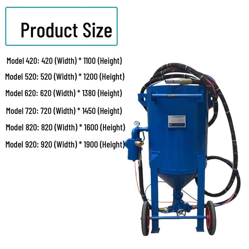 Portable Automatic Valve Sandblasting Machine CN plug (adapter included)