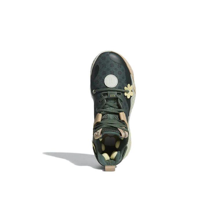 adidas Harden Vol.6 Нескользящие, износостойкие, дышащие низкие баскетбольные кроссовки для выступлений Зеленые Унисекс GV7058