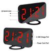 New Creative Mobile Phone Charging Mirror Electronic Snooze Alarm Clock LED Display
