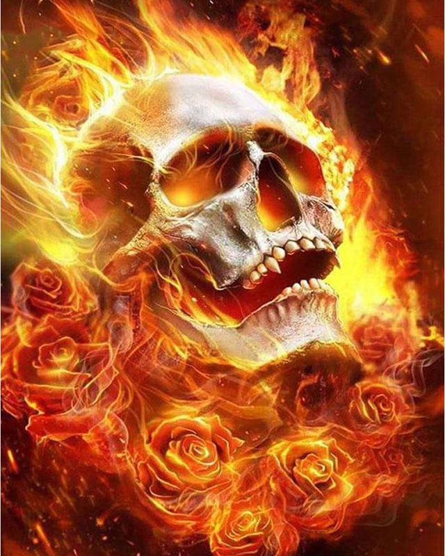 5d Diamond Painting Flower Women Diamond Embroidery Skeleton Pictures Of Rhinestones Mosaic Cross Stitch Decoration
