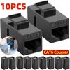 2-10 шт. Разъем RJ45 Удлинитель Сетевого Кабеля Ethernet Cat 6 Адаптер Keystone RJ45 Female-Female Вставка Соединитель Keystone CAT6